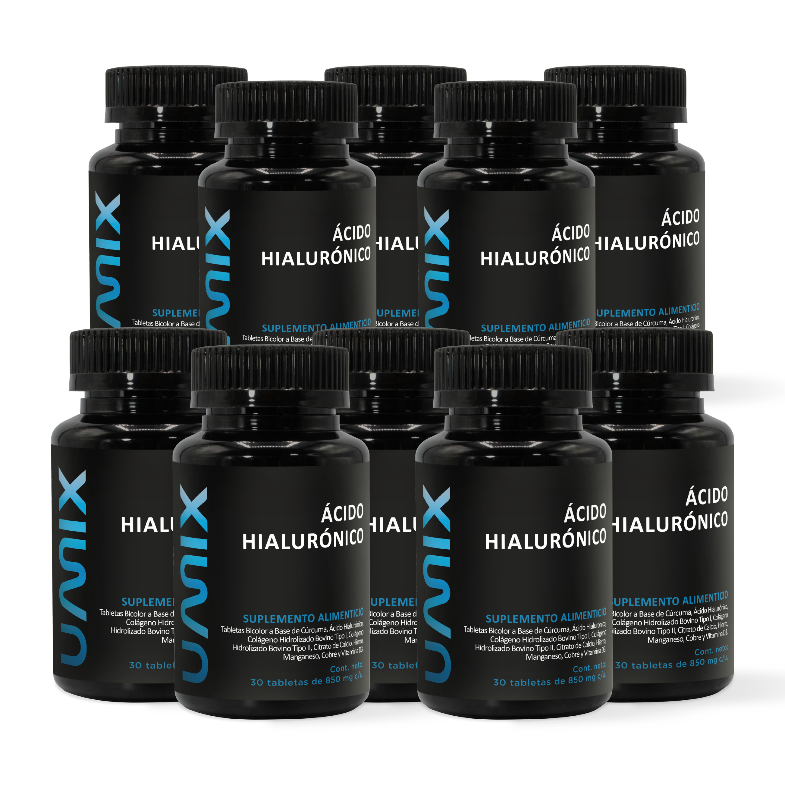 10 Frascos Ácido Hialurónico UMIX®