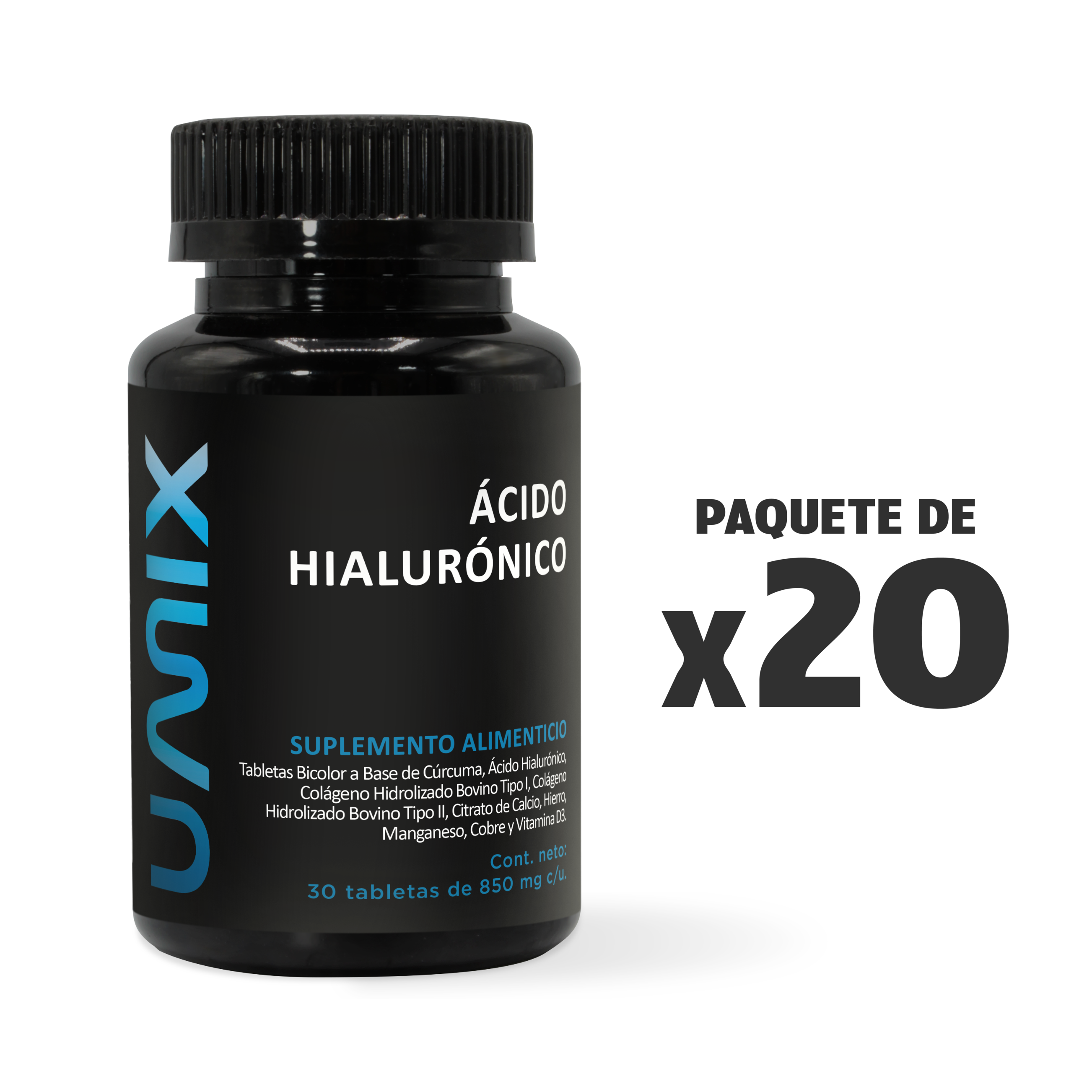 20 Frascos Ácido Hialurónico UMIX®